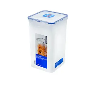 樂扣樂扣奶粉罐保鮮盒方型4L直立式保鮮盒麵條保存盒HPL822R