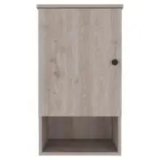 Unbranded Single-View Medicine Cabinet 28.5" x 16.2" Particle Board Light Gray