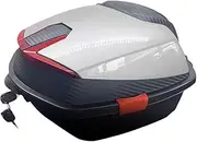 Motorcycle Trunk Tail Box Large Capacity Lockable Top Luggage Storage Box Universal for Motorbike Accessories(Key style5)