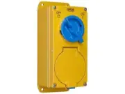 Wilco SWITCHED SOCKET OUTLET WILWMC310L 1-Gang 10A 250V 2-Flat & 1-Round Earth