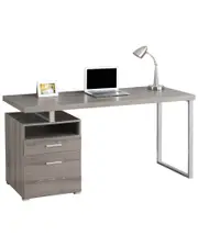 Monarch Specialties 60in Taupe Computer Desk