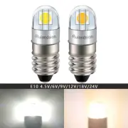 Ruiandsion E10 LED Bulb Flashlight Work Light 3V 4.5V 6V 9V 12V 18V 24V 110V220V