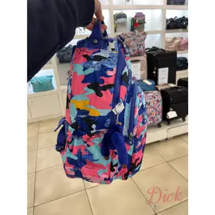 【歐洲outlet正品】Kipling  迷彩花 小LOGO 後背包 11/20