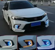 For Honda Civic 11th Led DRL Day Running Light Angel Eyes Streamer 2022-2023 2pc (for: Honda Civic)