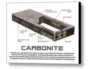 Framed Star Wars Carbonite Han Solo Frozen 9X11 Inch Schematics Diagram Plans