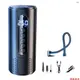Fayshow01 12V 無線便攜式智能數字氣壓電動充氣泵黑色低噪音 LED 照明全自動停止汽車充氣工具