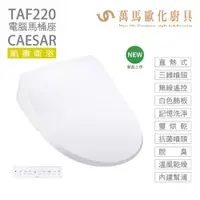 在飛比找蝦皮商城優惠-【CAESAR 凱撒衛浴】瞬熱式電腦馬桶座 TAF220 e