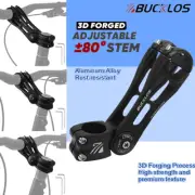 BUCKLOS Adjustable 90-145mm Stem 31.8mm Handlebar MTB/BMX/Road Bike Bicycle AU
