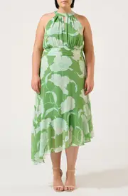 Estelle Seafall Print Maxi Dress at Nordstrom, Size 24W