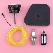 SUOKA Air Filter Fuel Filter Line Hose Cap Spark Plug for Stihl FS90 FS100 FS110 FS130 HT101 HT130 HT131 Trimmer Engine Part