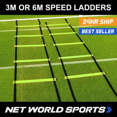 FORZA Speed Ladder / Agility Ladder - 3m/6m Fitness Training [Net World Sports]