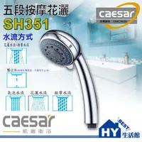 在飛比找PChome商店街優惠-Caesar凱撒衛浴SPA淋浴蓮蓬頭把手 SH351按摩花灑