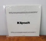 Klipsch Speaker Grill Cover Square White 9.5" x 9.5" with Logo Brand New Sealed