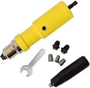 Electric Rivet Gun Adapter, Professional Rivet Attachment Nut Tool Drill Adapter Kit, Insert Hand Power Accessories