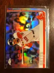 2019 TOPPS CHROME MOOKIE BETTS REFRACTOR PARALLEL BASEBALL CARD #50