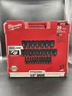 Milwaukee 49-66-7015 SHOCKWAVE 1/2" Drive Metric 6 Point Impact Socket Set -29PC