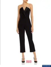 AIDAN BY AIDAN MATTOX Strapless Jumpsuit Black SIze 4