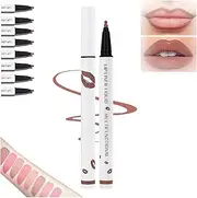 Cool Story Longwear Liquid Lip Liner, Cool Story Lip Liner Stain, Cool Story Long Lasting Lip Liner, Submarine Lip Liner, Liquid Lip Liner Pen, 2-In-1 Waterproof Longwear Liquid Lip Liner (03#)