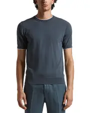 Peserico Short Sleeve Tipped Tee