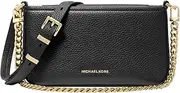 [Michael Kors] Women's Bryant Small Convertible Crossbody Bag, Black, Black