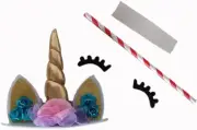 Unicorn Cake Topper Unicorn Birthday Party Supplies Unicorn Birthday Decorati...