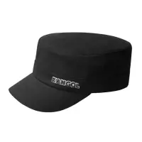 在飛比找momo購物網優惠-【KANGOL】COTTON TWILL 軍用帽(黑色)