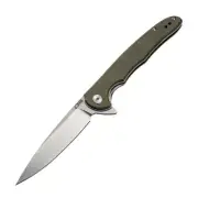 CJRB BRIAR J1902-GNF Folding Pocket Knife D2 Blade G10 Handle LinerLock EDC
