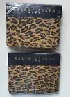 NEW RARE! RALPH LAUREN Guinevere *ARAGON *TWIN FLAT & DEEP FITTED SHEET Animal