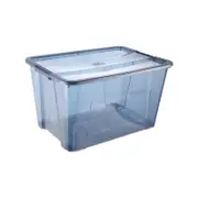 Ezy Storage 92L Navy Classic Storage Tub