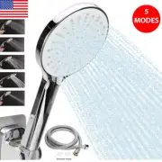 High-Pressure Shower Head Multi-Functional Hand Held Sprinkler With 5 FT Hose
