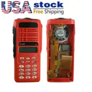 Red Repair Housing Case For HT1250 Full-keypad W/H Speaker LCD Display Radio