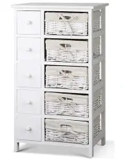 [Artiss] 5 Basket Storage Drawers