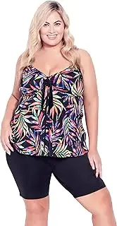 [Avenue] Plus Size Tankini Fly Away PRT