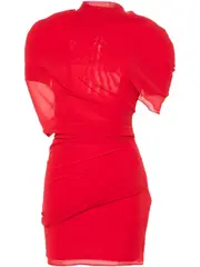 [Jacquemus] Jacquemus-Abito Corto Castagna-Donna 36 FR