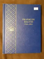 NEW - 1948 - 1963 BEN FRANKLIN HALF DOLLAR — WHITMAN ALBUM #9425