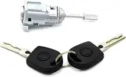 Left Door Lock Barrel Cylinder with 2 Keys, for VW, for Passat, for Seat, Toledo Leon Arosa Lupo 3B0837167 car Door Lock