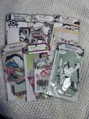 Bo Bunny American Crafts Noteworthy 6 sealed Packages $60 Value