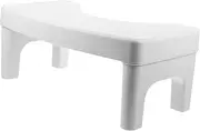 Gogogmee Toilet Stool for Adults and Non Slip Bathroom Step Stool Ergonomic Poop Stool with Strong Bearing Capacity Versatile Footrest for Home Use