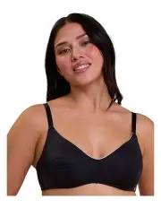 [Sans Complexe] Unseen Smooth Moulded Wirefree Bra in Black