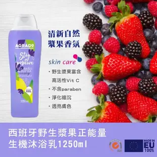 【CLIVEN 香草森林】野生漿果正能量生機沐浴乳(1250ml)