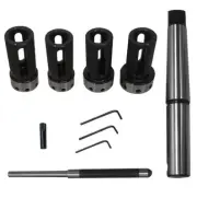 3MT Lathe Tailstock Floating Die Holder Set MT3 Shank Metric Die Threading Kit