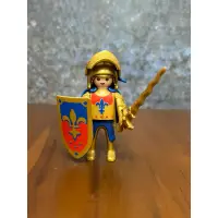 在飛比找蝦皮購物優惠-Playmobil 摩比黃金盾牌騎士武士戰士