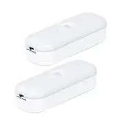 LED Motion Sensor Night Light, 2 Pack Stick-on LED Night Light, Wall Lights7336