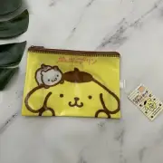 Sanrio Pompompurin Zipper Pouch Bag New Yellow Cute Small Makeup Pencil