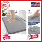 Thick Memory Foam Bath Mat Rug 24x16, Extra Soft Absorbent Bathroom Rug, Quic...