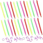 PLAFOPE Professional Hair Styling Kit 52pcs Spiral Perm Rods Curling Bars for Long Hair Cold Ironing Set