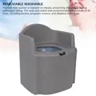 Bedside Commode Toilet Chair Non Slip Sturdy Frame Large Weight Capacity Bedside