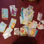 Mixed Lot of 66 Greeting Cards NWOB bday, get well, sympathy, thx, etc