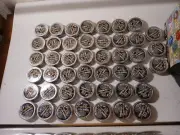 45 Crazy Aarons Putty Mini Lost Treasure Guardians Mystery Tin 2" W Display Box