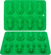 Chocolate Molds Frog Candy Mold 2 Pack Silicone Molds For Jello, Fat Bombs